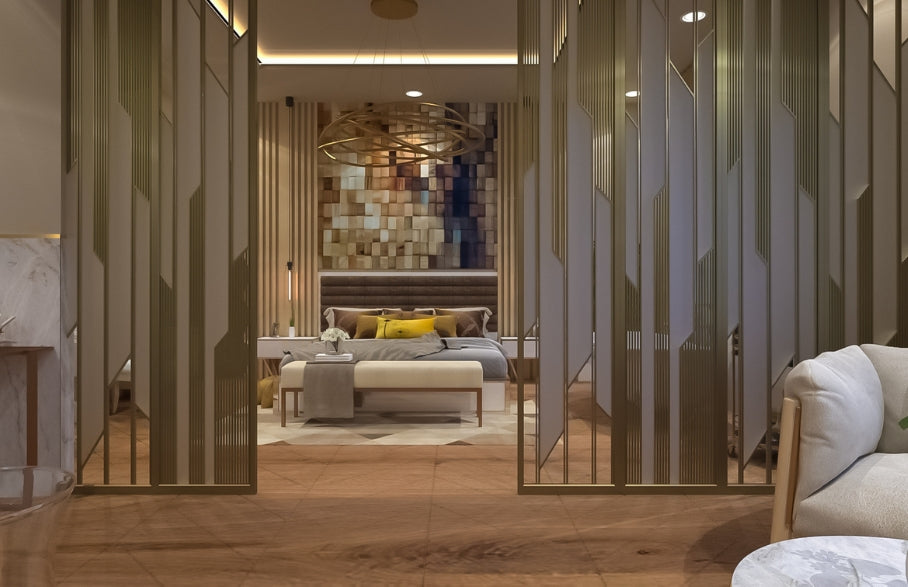Luxury Hotel room design by MYR Design
